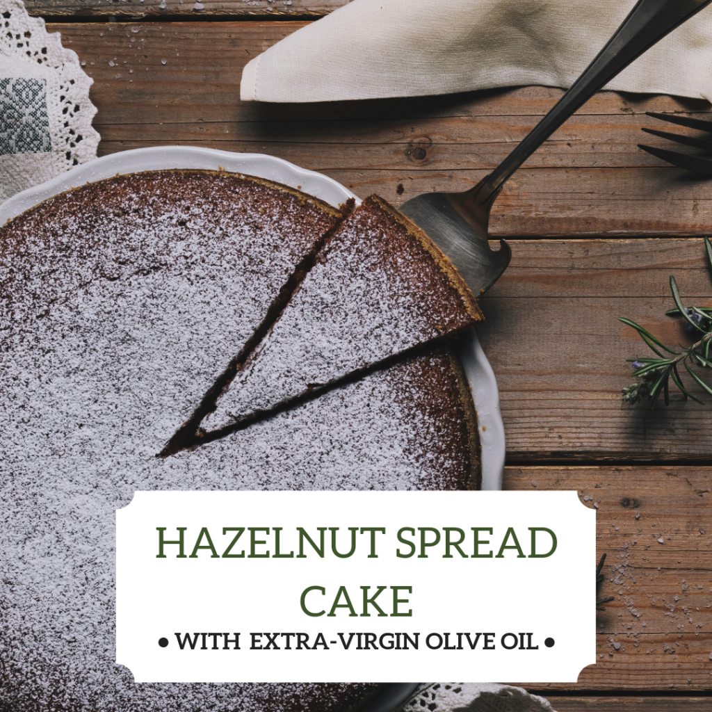 Hazelnut Spread Cake Olivus Floris Bio & Extra Virgin Olive Oils